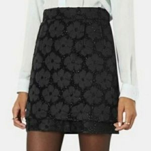 Topshop Black Mini Skirt